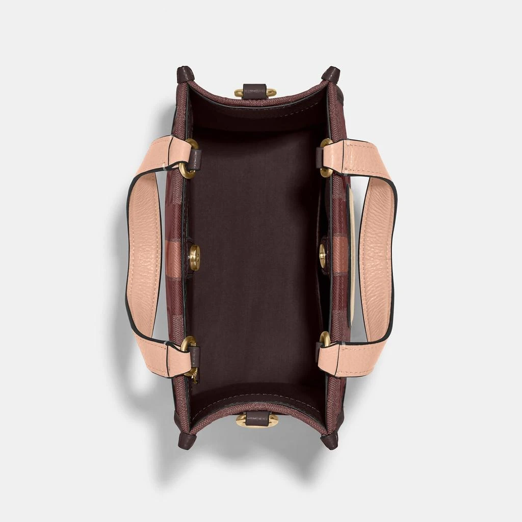 Coach Coach Outlet Dempsey Tote 22 In Signature Jacquard With Stripe And Coach Patch 2
