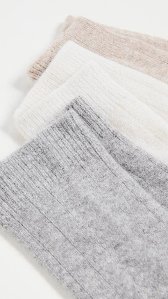 White + Warren 3 Piece Sock Set 2