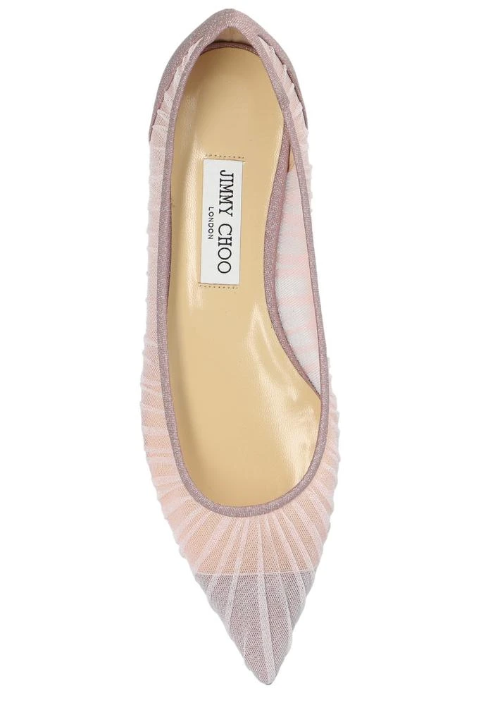 Jimmy Choo Jimmy Choo Love Pointed-Toe Slip-On Ballet Flats 4