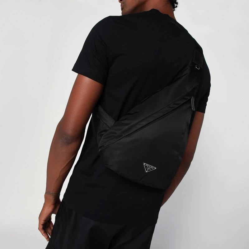 Prada Backpack in Re-Nylon and black leather 2