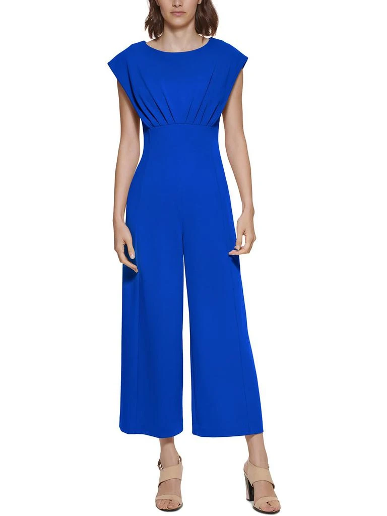 Calvin Klein Womens Cap Sleeve Wide Leg Jumpsuit 3