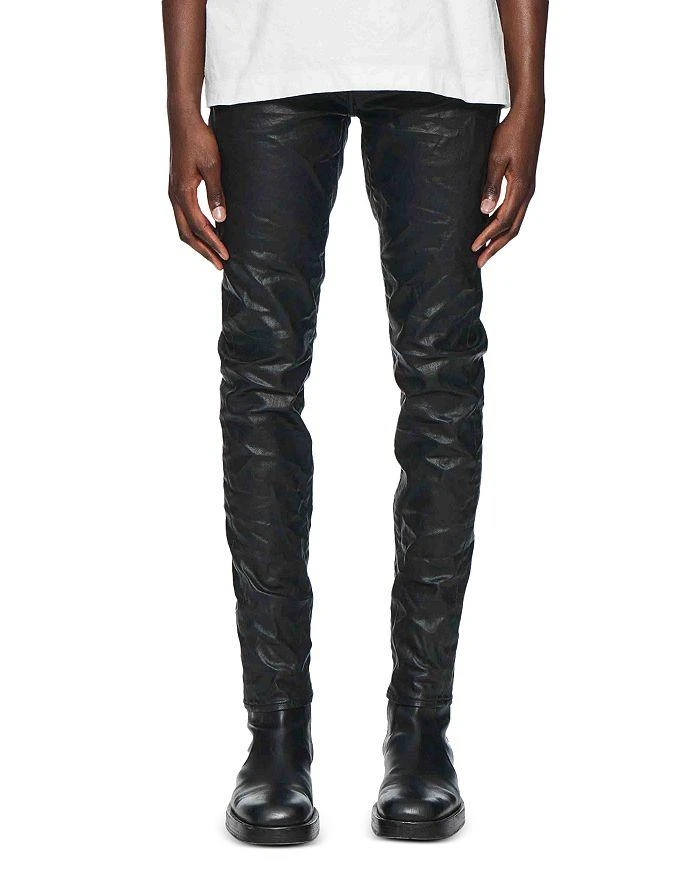 Purple Brand Film Slim Fit Jeans in Patent 1
