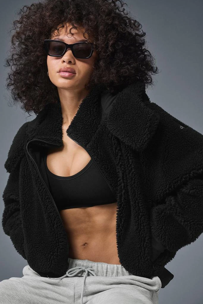 Alo Yoga Foxy Sherpa Jacket - Black 1