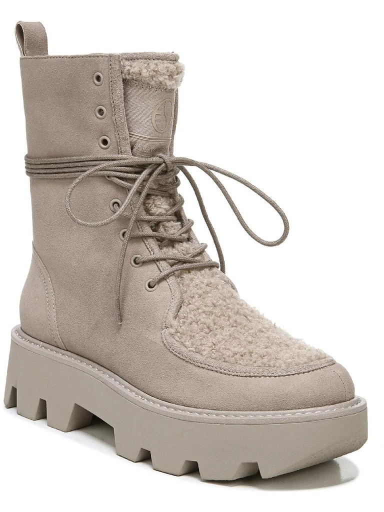 Franco Sarto Margey 2 Womens Padded Insole Lug Sole Mid-Calf Boots 8