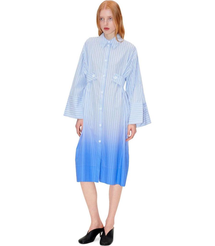 Stine Goya Stine Goya Rionna Light Blue Striped Dress