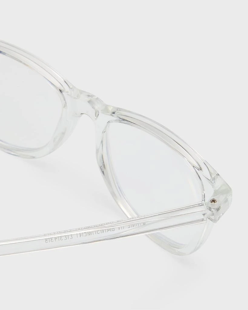 The Book Club Grime in Banishment Plastic Round Glasses 4