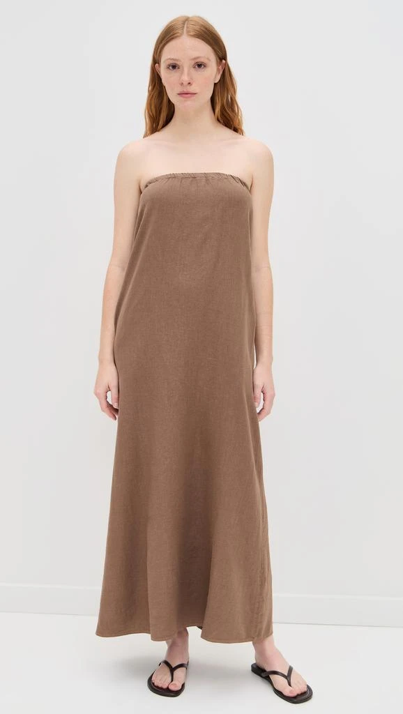 Stateside Linen Column Maxi Dress 1