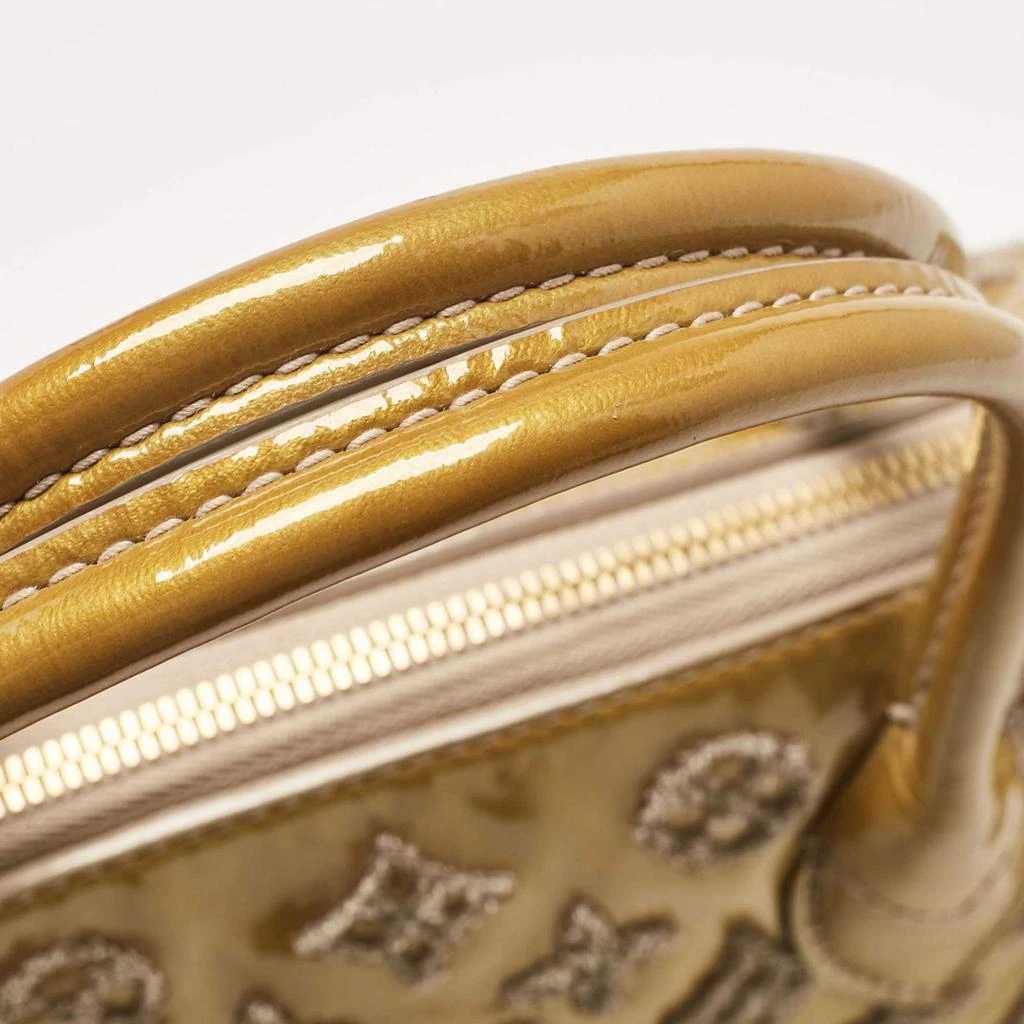 Louis Vuitton Louis Vuitton Gris Monogram Patent Leather Limited Edition Fascination Lockit Bag 5