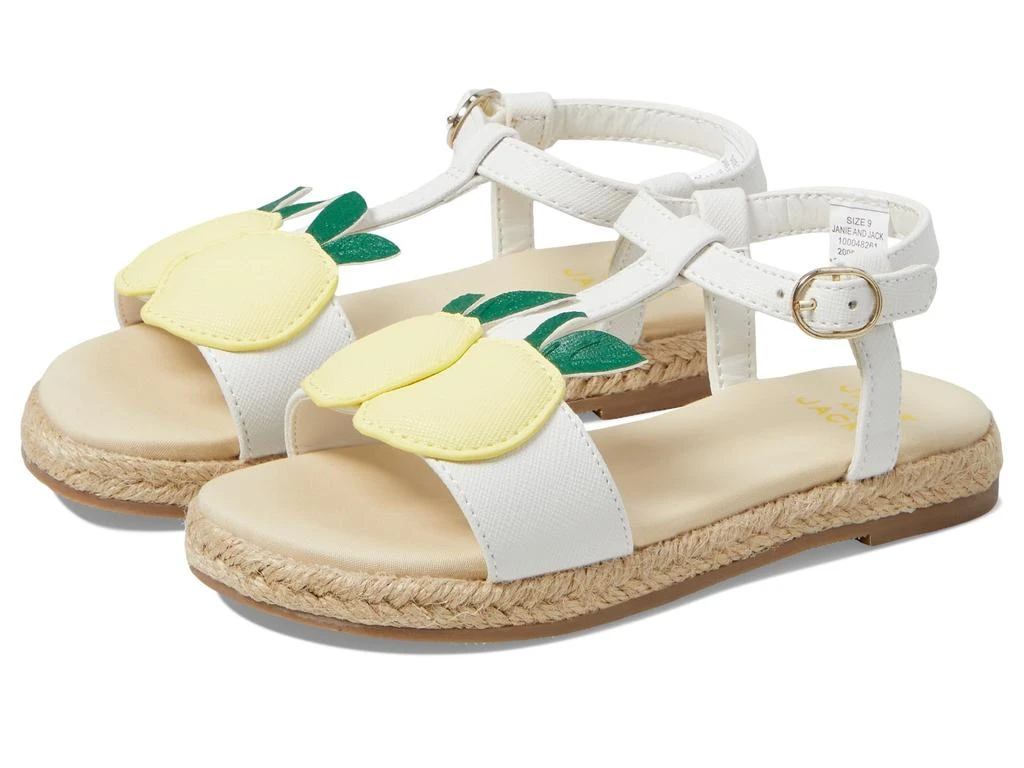 Janie and Jack Lemon Icon Sandals (Toddler/Little Kid/Big Kid) 1