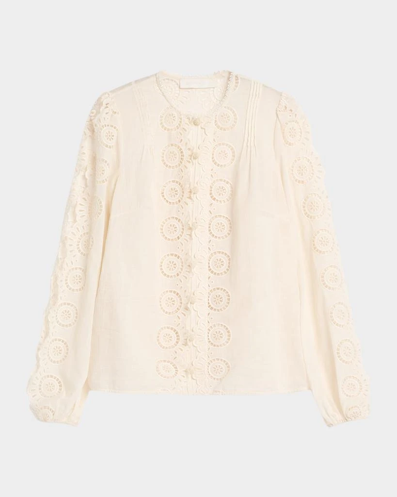 Zimmermann Lucky Embroidered Blouse 1