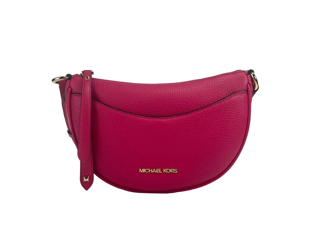Michael Kors Dover Small pink Half Moon Crossbody Bag Women's Purse 1
