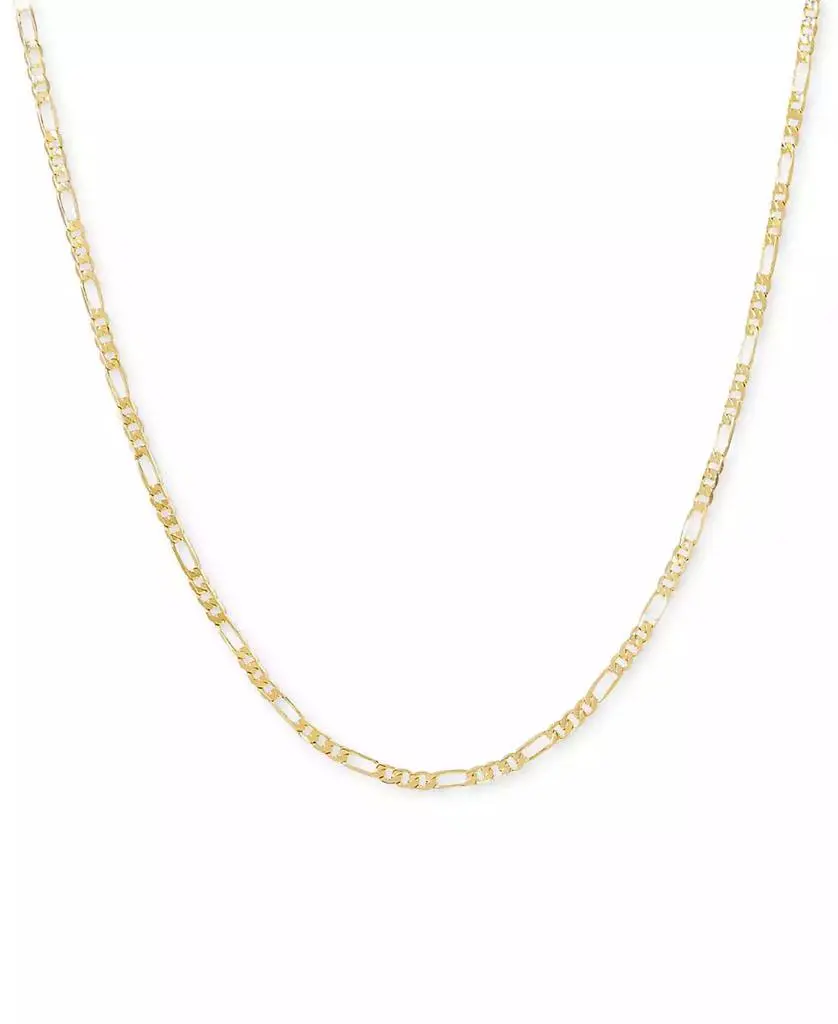 Ana Luisa Leo Gold-Plated Regular Short Figaro Chain Necklace