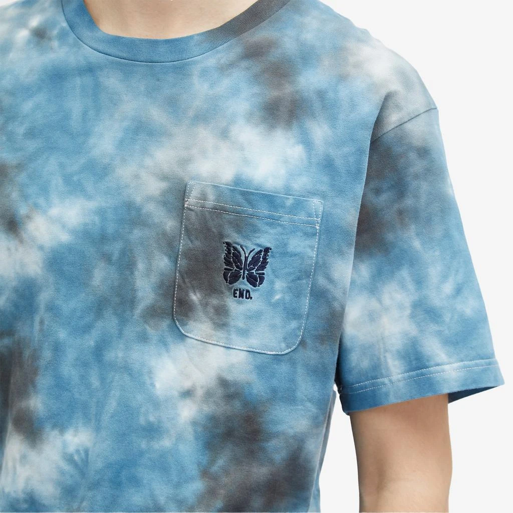 Needles END. x Needles 'Indigo Wash' Inline T-Shirt 5