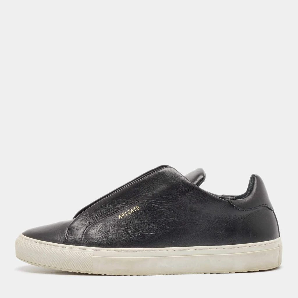 Axel Arigato Axel Arigato Black Leather Clean 90 Zip Up Sneakers Size 40 1