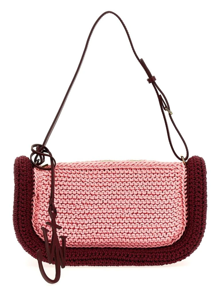 JW Anderson JW Anderson Bumper-15 Crochet-Knit Zip-Up Shoulder Bag 1