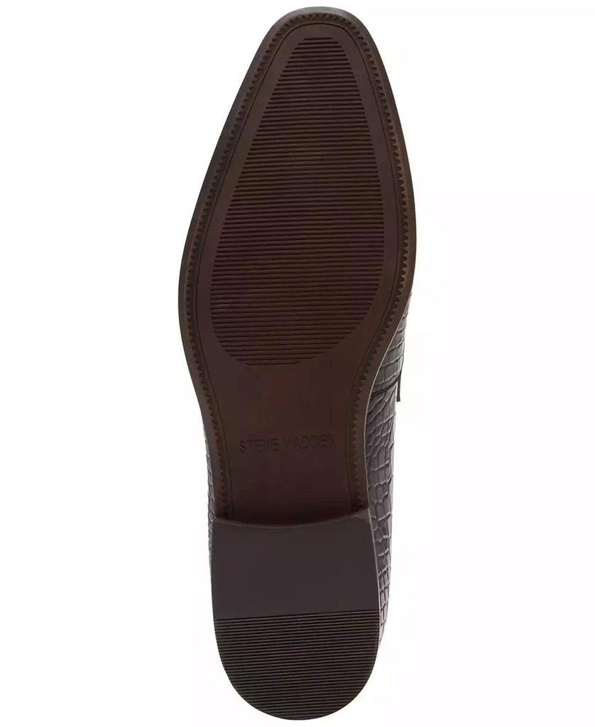 Steve Madden Men's Julius Croc-Embossed Slip-On Penny Loafers 5
