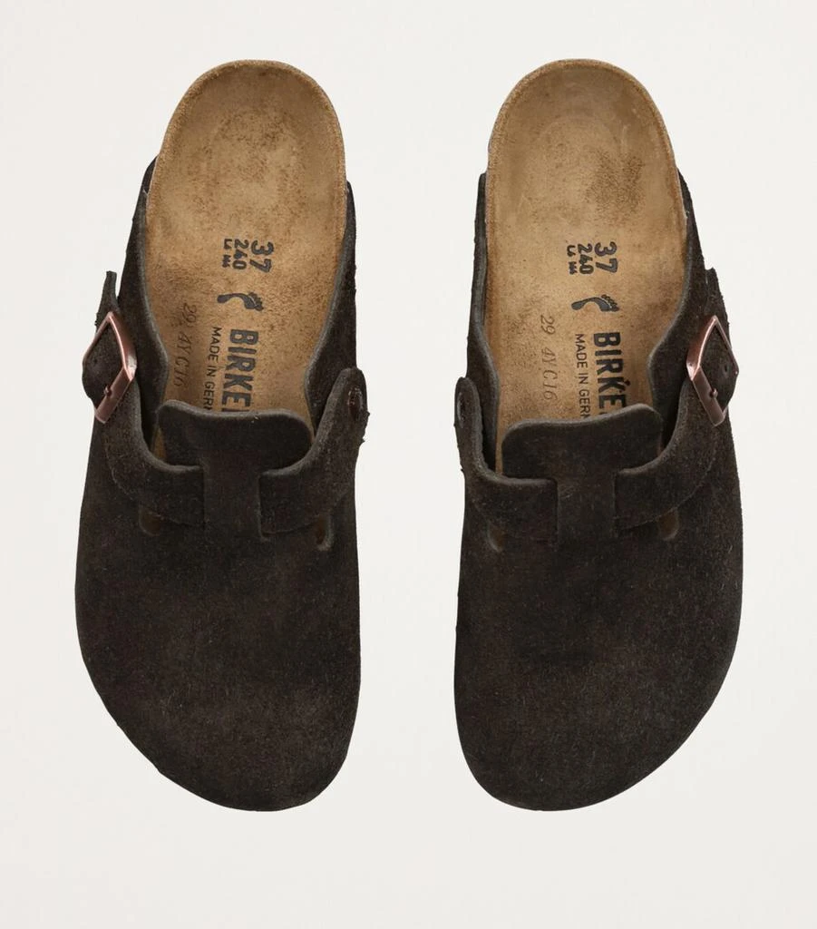 Birkenstock Suede Boston Clogs 4