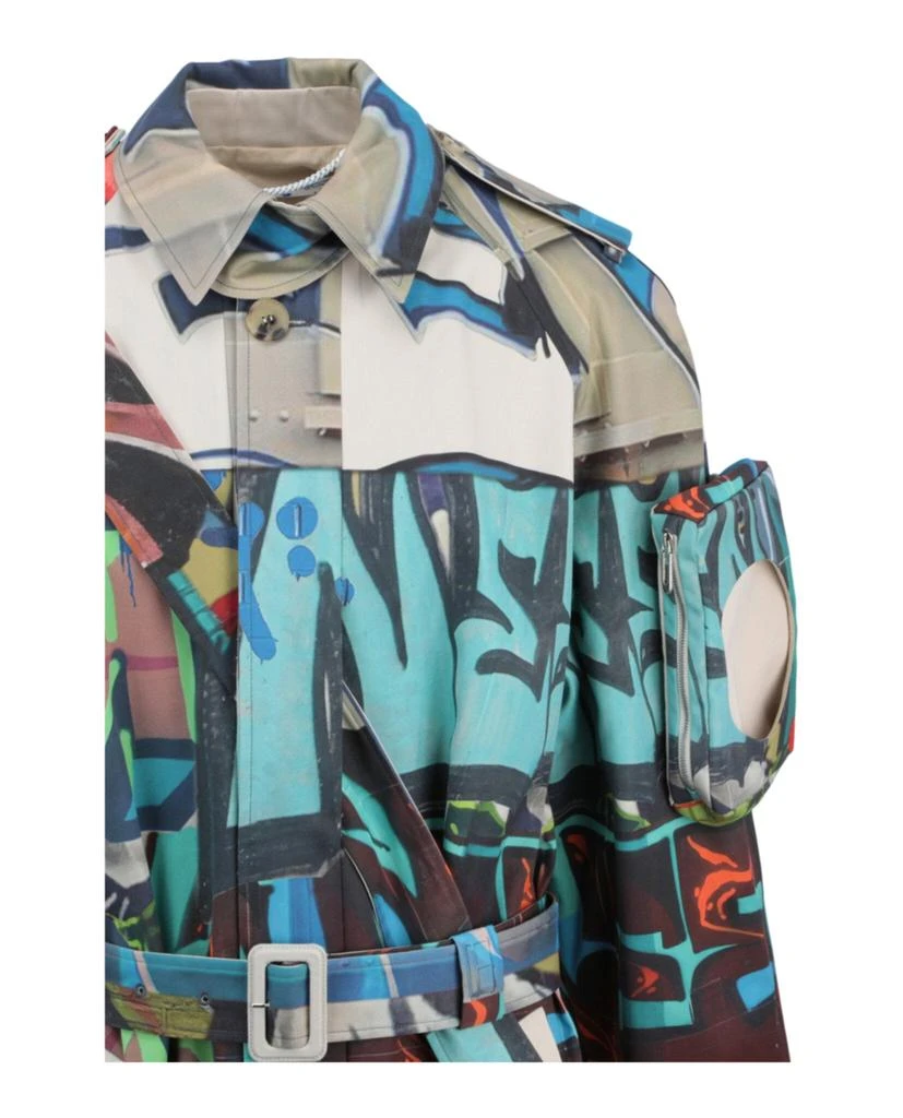 Off-White Neen Graffiti Trench Coat 3