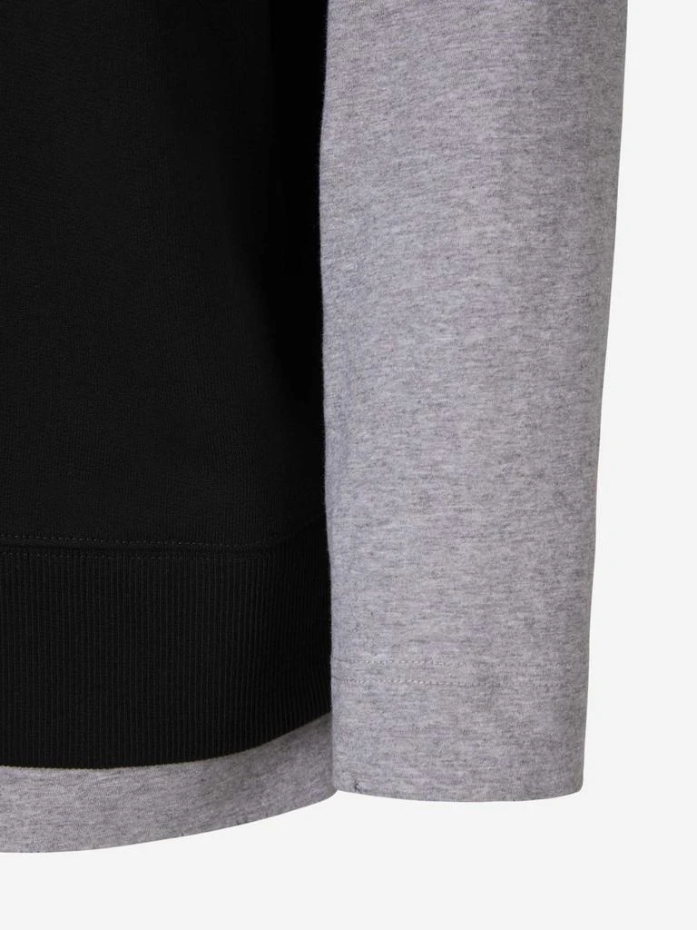 Givenchy Givenchy Logo Printed Layered Zip-Up Hoodie 4
