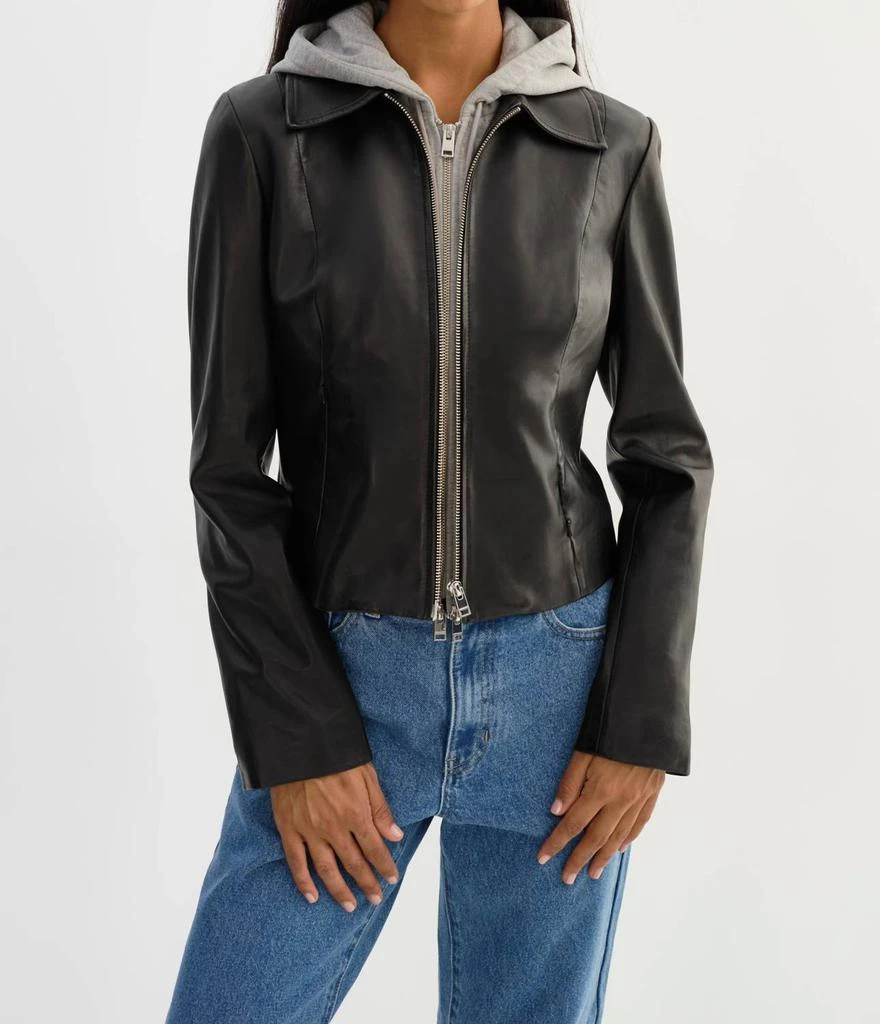 LaMarque Lamarque - Sally Leather Biker Jacket