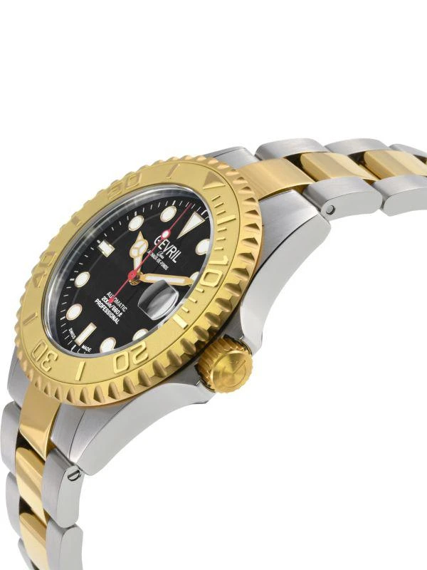 Gevril Wall Street 39MM Two Tone Stainless Steel Bracelet Analog Watch 2