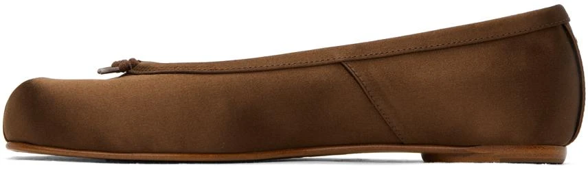 MAISON MARGIELA Brown Tabi Ballerina Flats 3