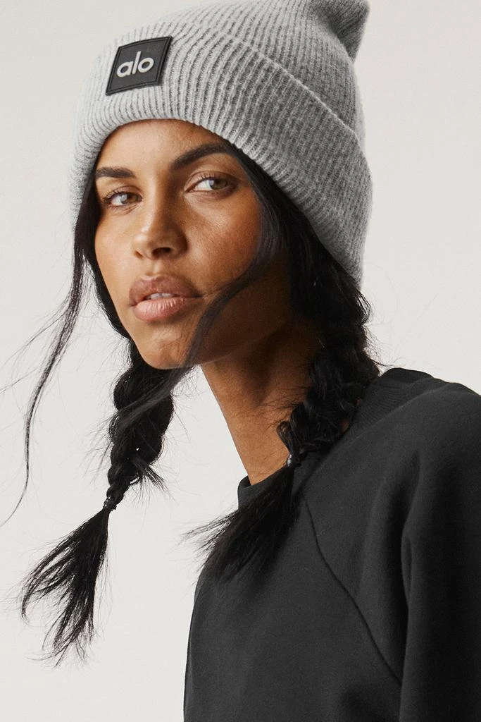 Alo Everyday Beanie - Athletic Heather Grey 1