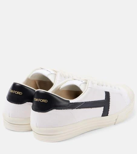 Tom Ford Logo leather sneakers 2