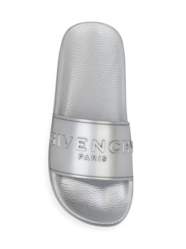 Givenchy Slide Flat Sandals in Rubber 5