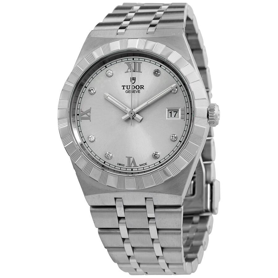 Tudor Royal Automatic Diamond Silver Dial Men's Watch M28500-0002