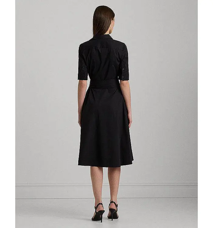 Ralph Lauren Cotton Blend Elbow Sleeve Shirt Dress 3
