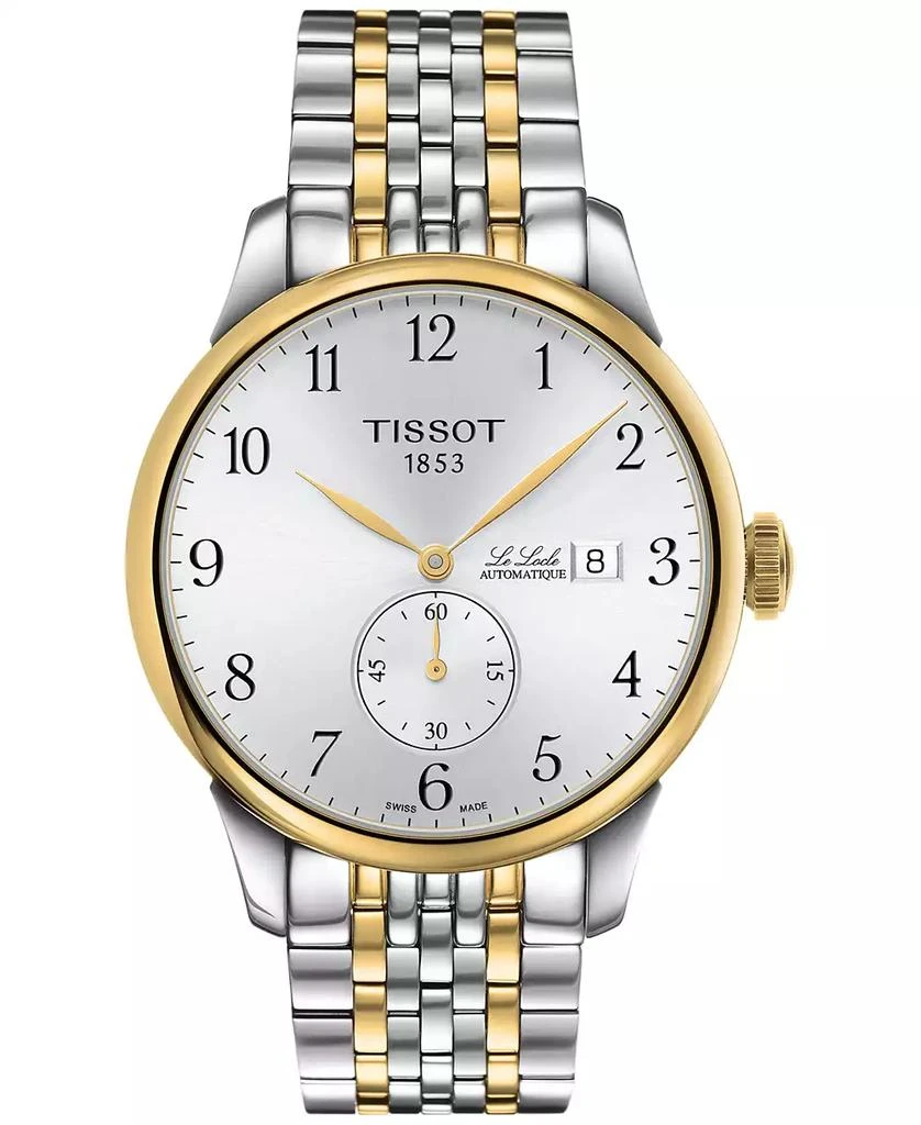 Tissot Women's Swiss Automatic Le Locle Petite Seconde Two-Tone Stainless Steel Bracelet Watch 39mm 1