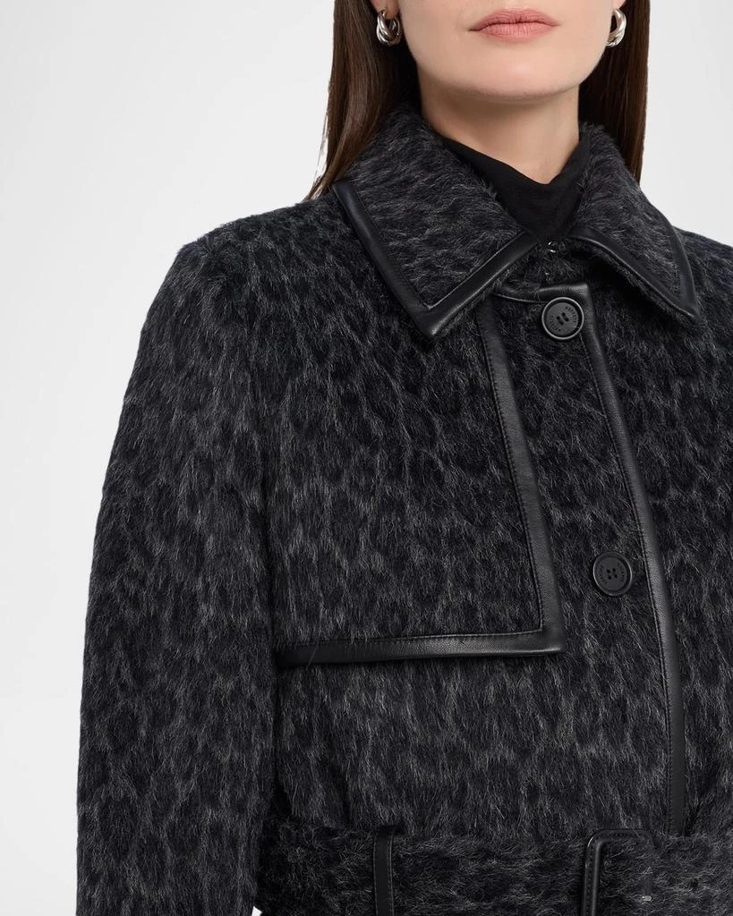 Mackage Zeva-A Single-Breasted Wool Trench Coat 5