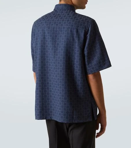 Givenchy Monogram 72 jacquard denim shirt 4