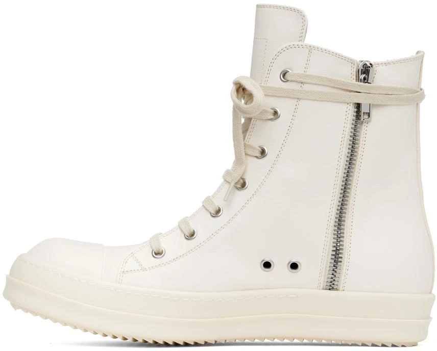 Rick Owens Off-White Porterville Washed Calf Sneakers 3