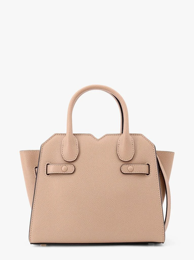 VALEXTRA Leather handbag with frontal walker and strap 2