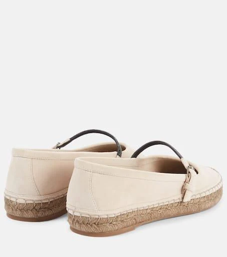 Brunello Cucinelli Monili suede espadrilles 2