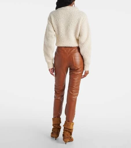 Isabel Marant Cyerra leather slim pants 3