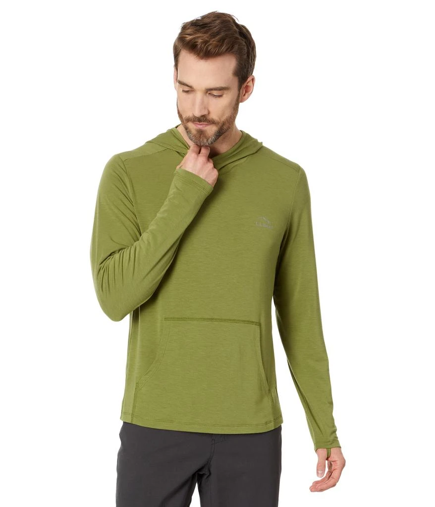 L.L.BEAN Tropicwear Comfort Hoodie Long Sleeve Regular 1