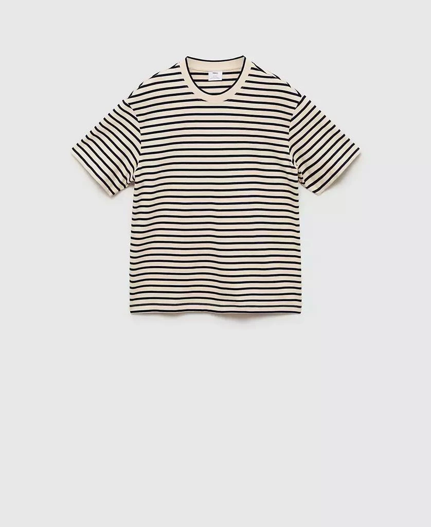 Mango Men's Relaxed-Fit Striped T-Shirt 2