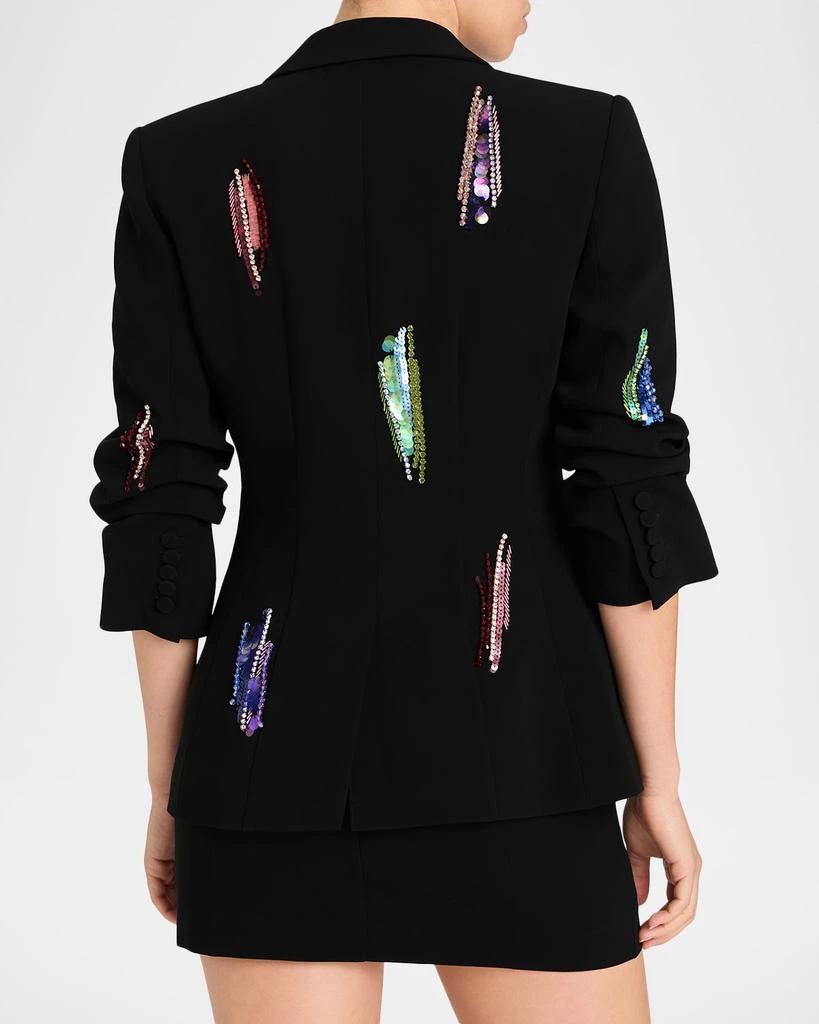 Cinq a Sept Cheyenne Sequined Whirl Blazer 2