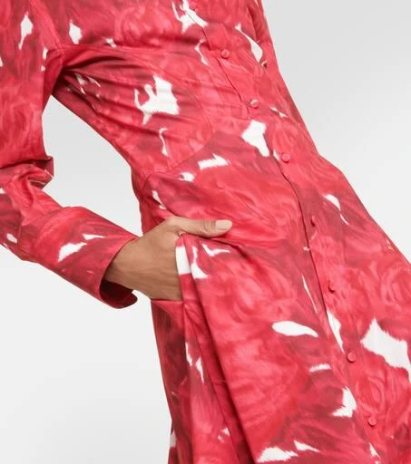 Valentino Floral cotton shirt dress 5