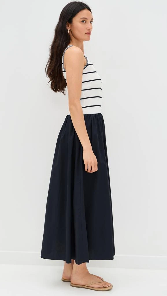 Moon River Navy Midi Dress 3