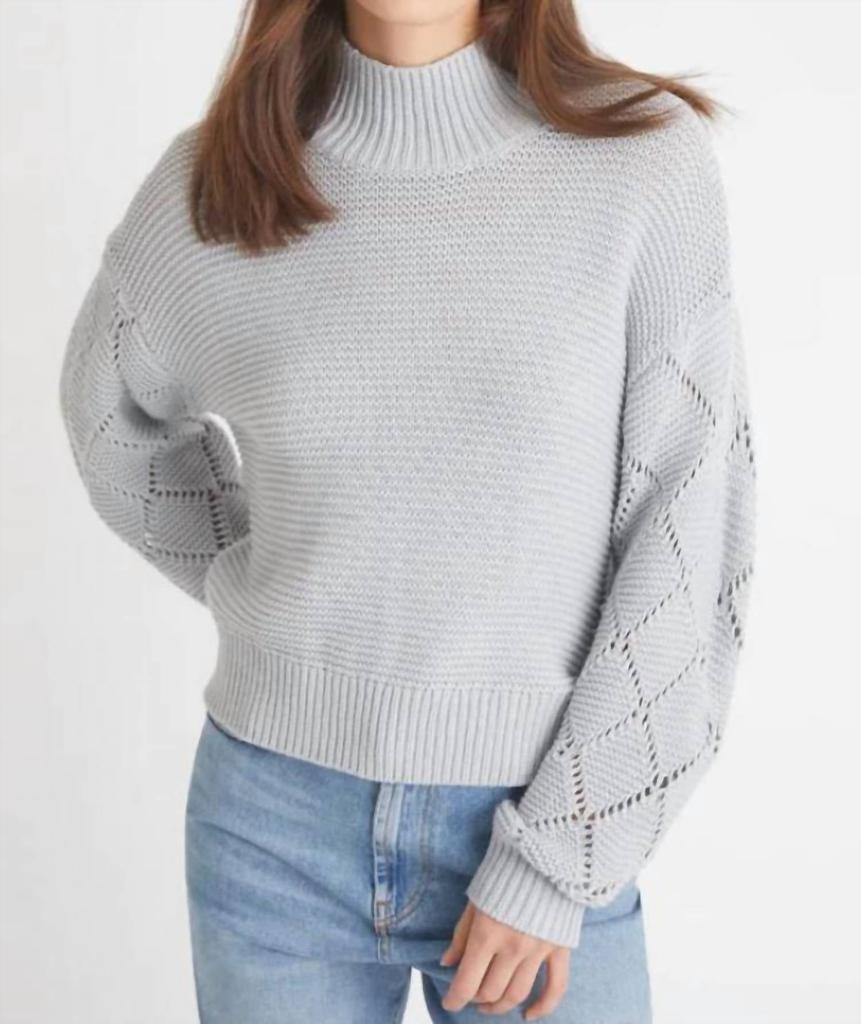 525 America Talia Diamond Stitch Pullover