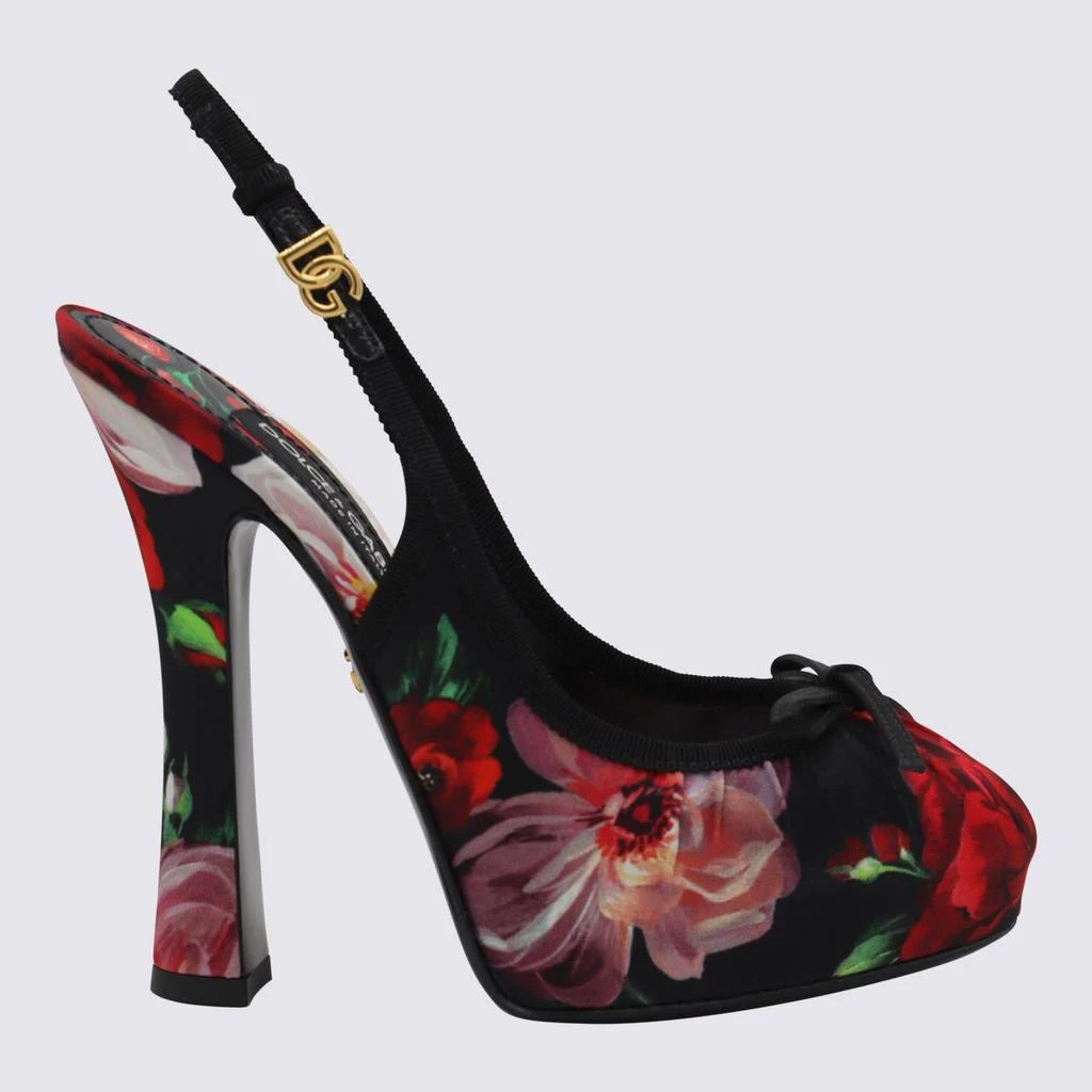 Dolce & Gabbana Dolce & Gabbana Black And Multicolor Pumps 1