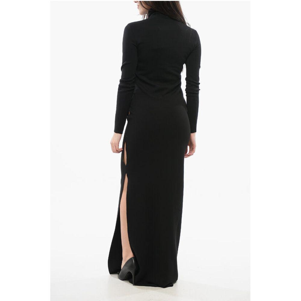 Yves Saint Laurent Wool Turtleneck Women's Dress