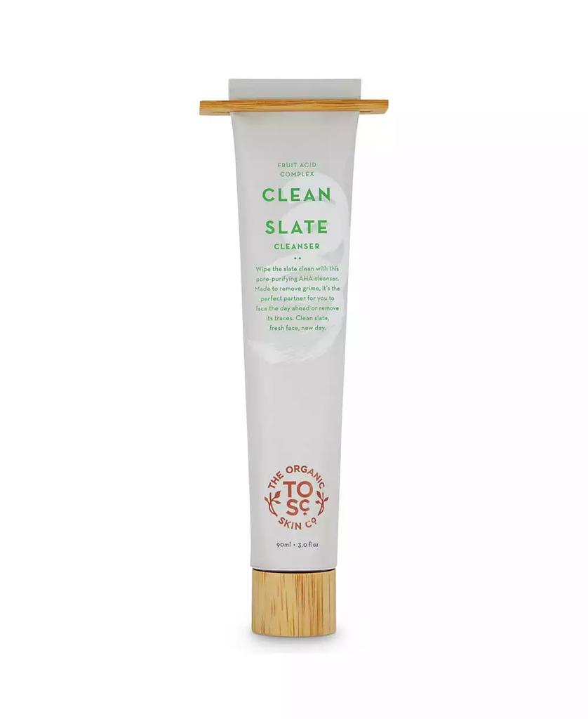 The Organic Skin Co. Facial Wash | Clean Slate by | Face Wash for Women and Men | Face Care | Exfoliating Face Wash with AHA | Gentle Face Cleanser for Acne Treatment | Natural Face Wash and Face Exfoliator | 3 Fl Oz