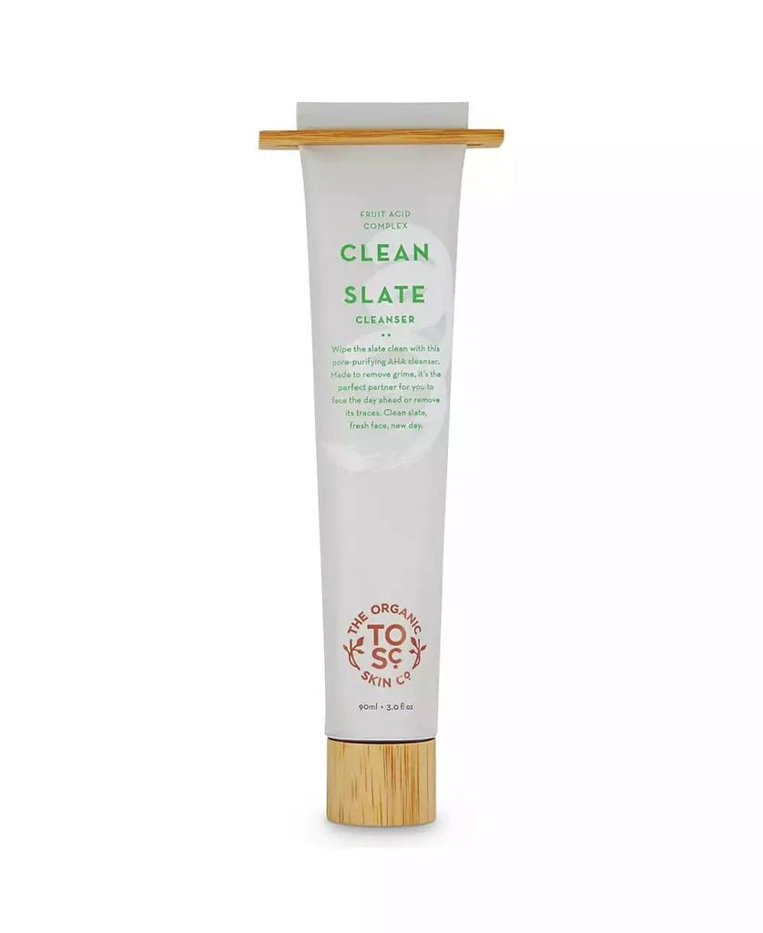 The Organic Skin Co. Facial Wash | Clean Slate by | Face Wash for Women and Men | Face Care | Exfoliating Face Wash with AHA | Gentle Face Cleanser for Acne Treatment | Natural Face Wash and Face Exfoliator | 3 Fl Oz 1