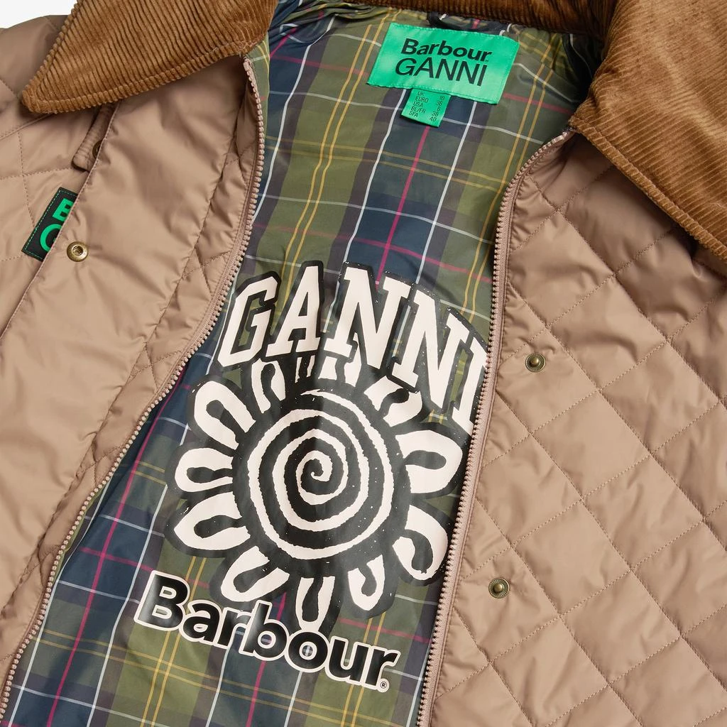 Barbour x GANNI Barbour x GANNI Burghley Quilted Recycled Shell Coat 5