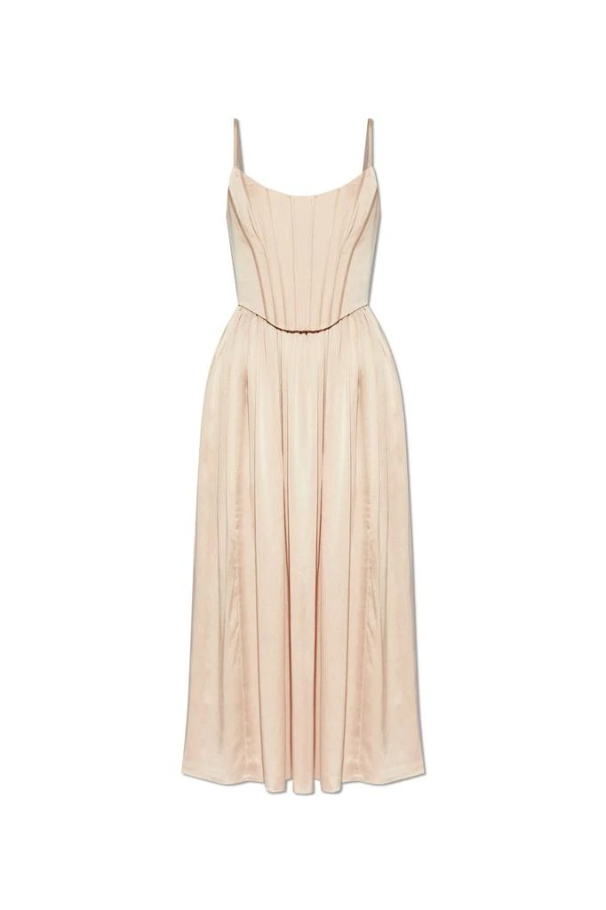 Zimmermann Zimmermann Pleated Flared Slip Dress 1